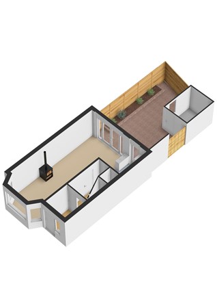 Floorplan - Hasebroekstraat 58, 3532 GM Utrecht